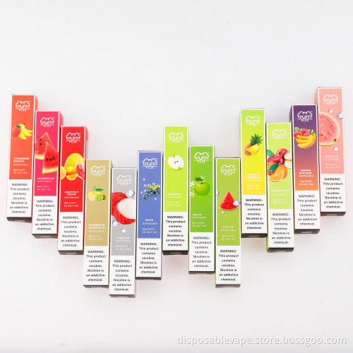 Puff bar plus disposable vape e cigarette